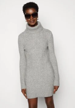 Anna Field Rollkragen Mini Strickkleid - Robe Fourreau - Grey -Anna Field 03d39f07626c4c358d63d6d6fb93e20d