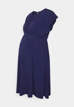 Fit And Flare Flowy Dropped Shoulder - Robe En Jersey - Dark Blue 12 Fit And Flare Flowy Dropped Shoulder - Robe En Jersey - Dark Blue -Anna Field 04d7e9d7a98d47c4a9fd90efc04acbf5