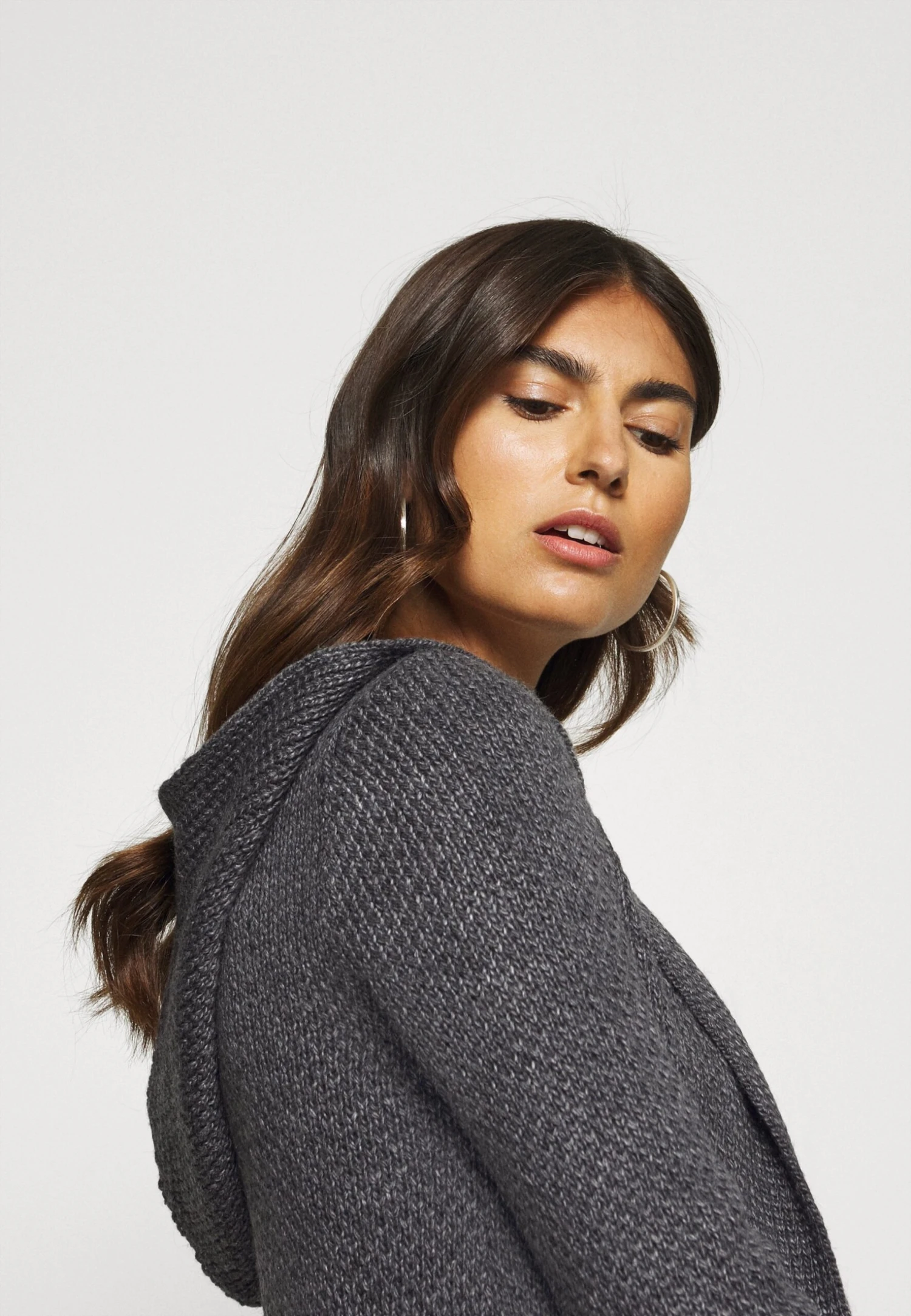 Anna Field Gilet - Dark Grey Melange 6 Anna Field Gilet - Dark Grey Melange – Image 4