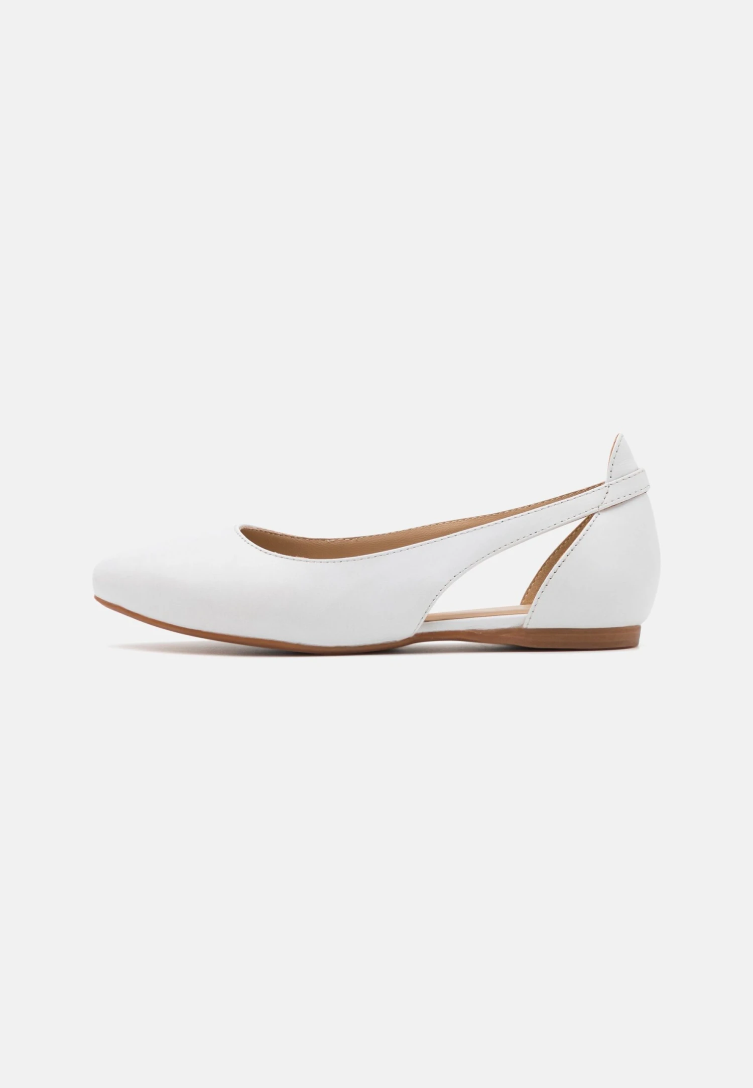 Leather - Ballerines - White 4 Leather - Ballerines - White – Image 2