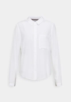 Anna Field Basic Blouse With Pocket - Chemisier - Off-White