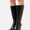 Anna Field Leather - Bottes Compensées - Black -Anna Field 2bffaaf78cfc4ba1a786b57fb8ee6145