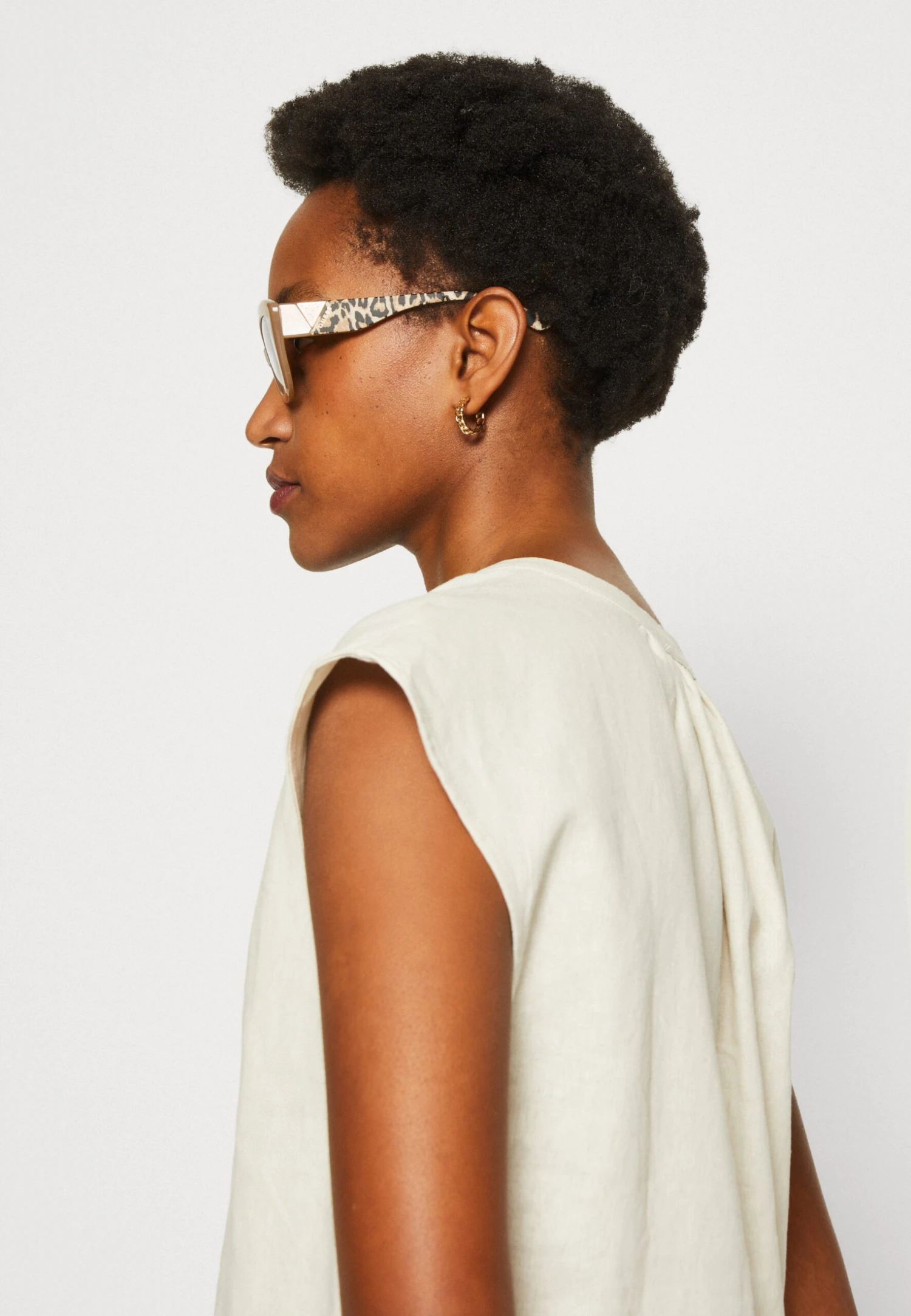 Anna Field Linen-Mix Shirt - T-Shirt Imprimé - Beige 6 Anna Field Linen-Mix Shirt - T-Shirt Imprimé - Beige – Image 4