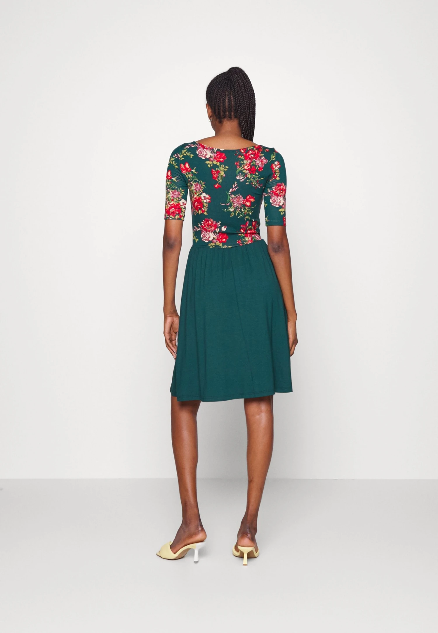 Anna Field Robe En Jersey - Multi-Coloured/Green 5 Anna Field Robe En Jersey - Multi-Coloured/Green – Image 3