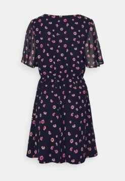 Anna Field V-Neck Sleeve Dress - Robe De Jour - Dark Blue/Pink -Anna Field 3d8d3e90bbc2459cb8ab13568866af55