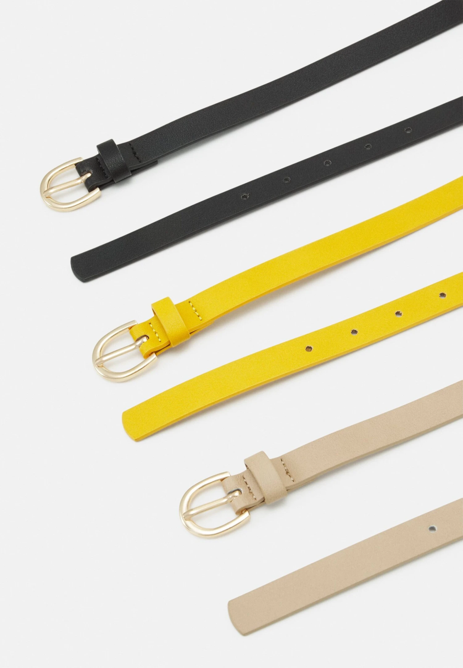 Anna Field 3 Pack - Ceinture - Black/Yellow/Taupe 4 Anna Field 3 Pack - Ceinture - Black/Yellow/Taupe – Image 2