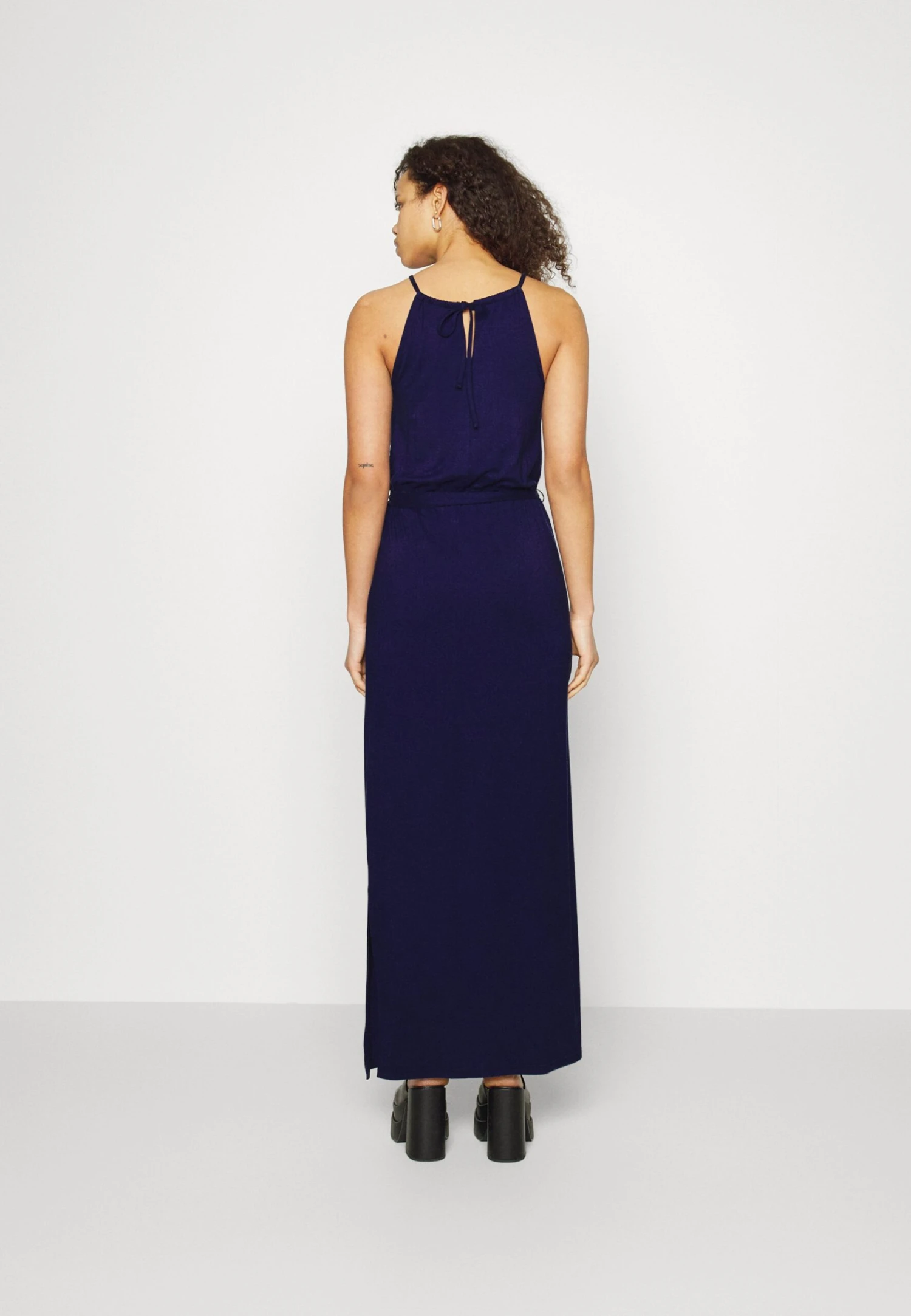 Robe En Jersey - Dark Blue 5 Robe En Jersey - Dark Blue – Image 3