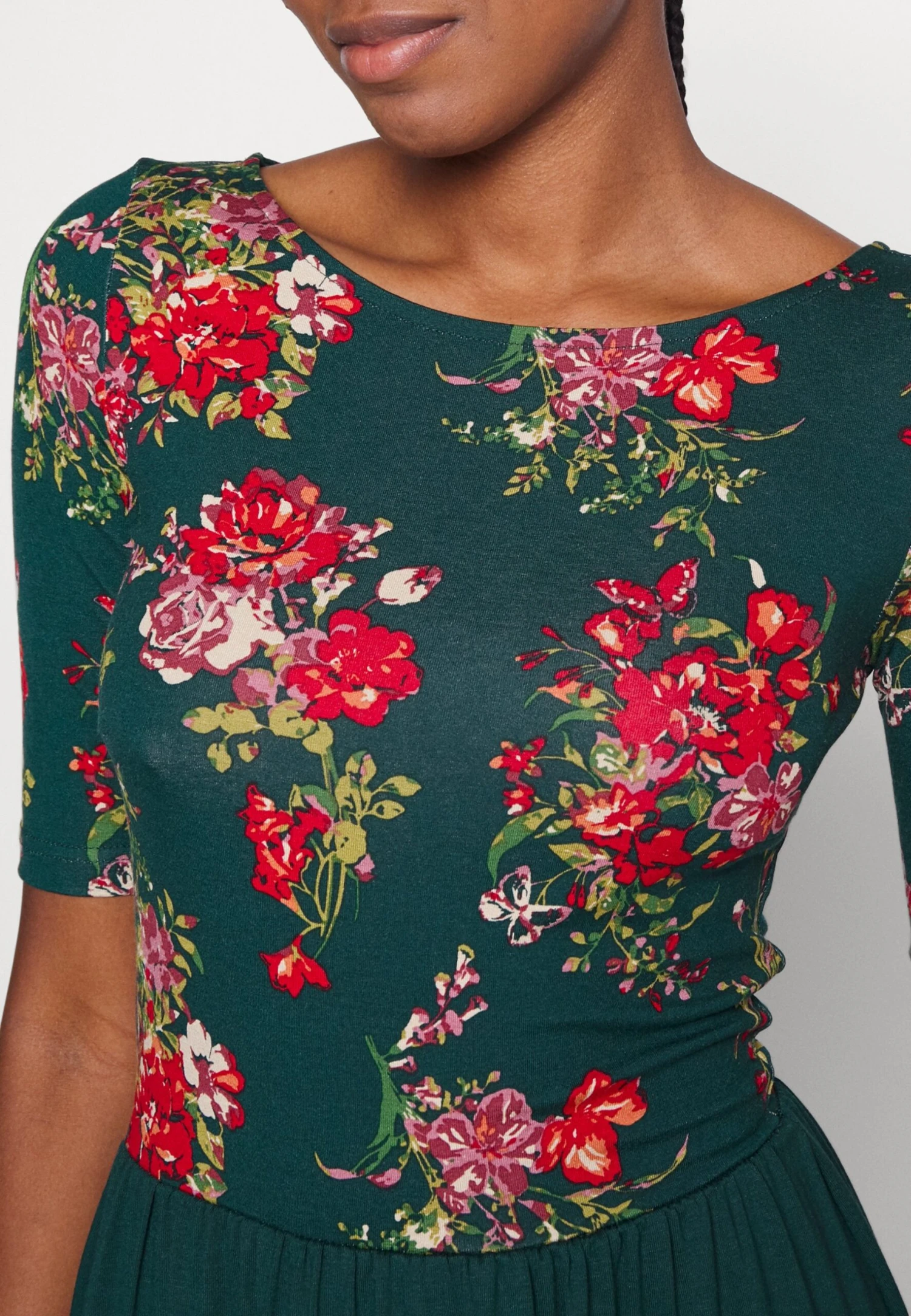 Anna Field Robe En Jersey - Multi-Coloured/Green 7 Anna Field Robe En Jersey - Multi-Coloured/Green – Image 5