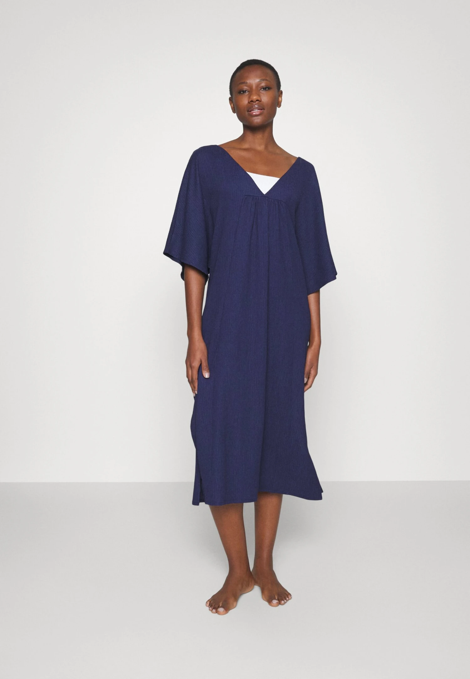 Anna Field V Front Beach Dress - Robe Longue - Blue 3 Anna Field V Front Beach Dress - Robe Longue - Blue