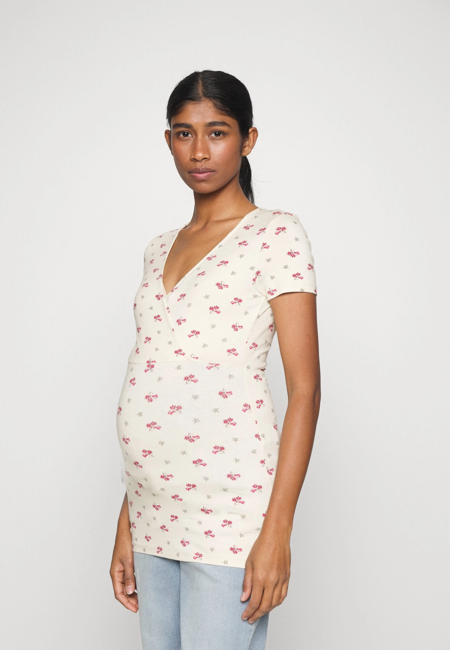 2 Pack - T-Shirt Basique - Pink/Off-White/Multi-Coloured 6 2 Pack - T-Shirt Basique - Pink/Off-White/Multi-Coloured – Image 4