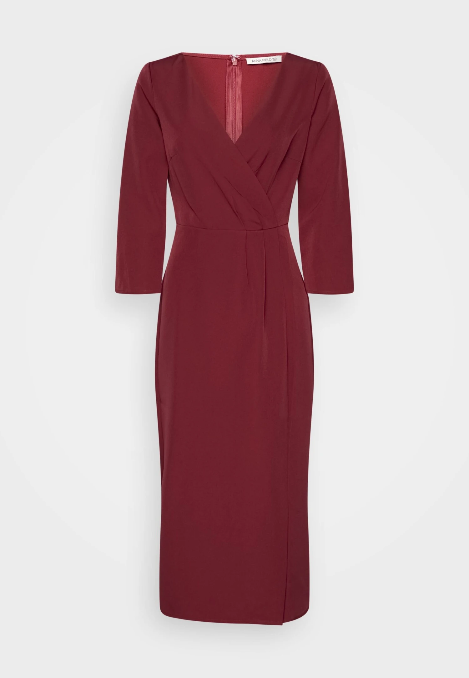 Robe Fourreau - Dark Red 3 Robe Fourreau - Dark Red