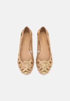 Anna Field Leather - Ballerines À Bout Ouvert - Gold -Anna Field 5ed49c51e4074e6f90688af78276e003