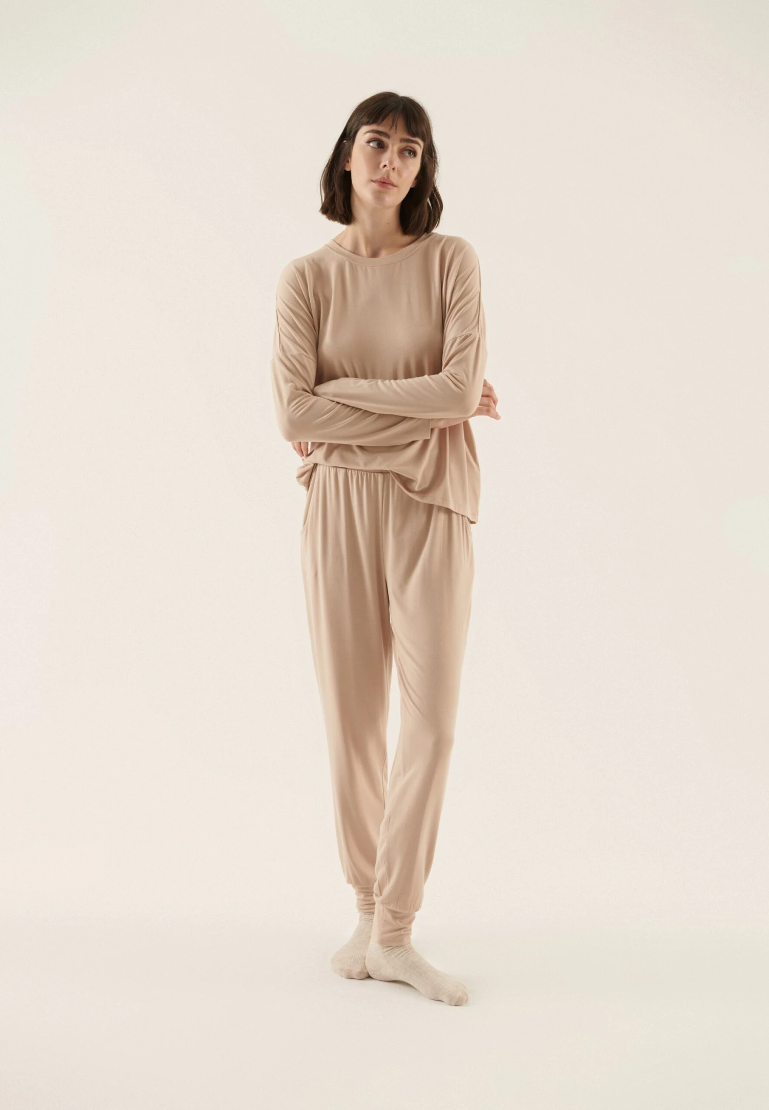 Anna Field Pyjama - Taupe 3 Anna Field Pyjama - Taupe