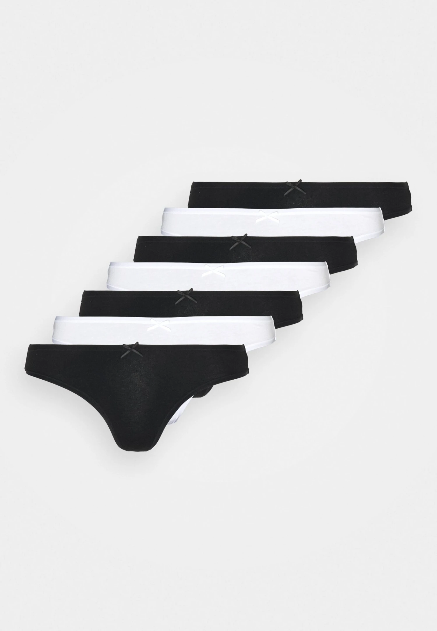 Anna Field Georgina 7Pp Thong Cotton - String - Black/White 7 Anna Field Georgina 7Pp Thong Cotton - String - Black/White – Image 5