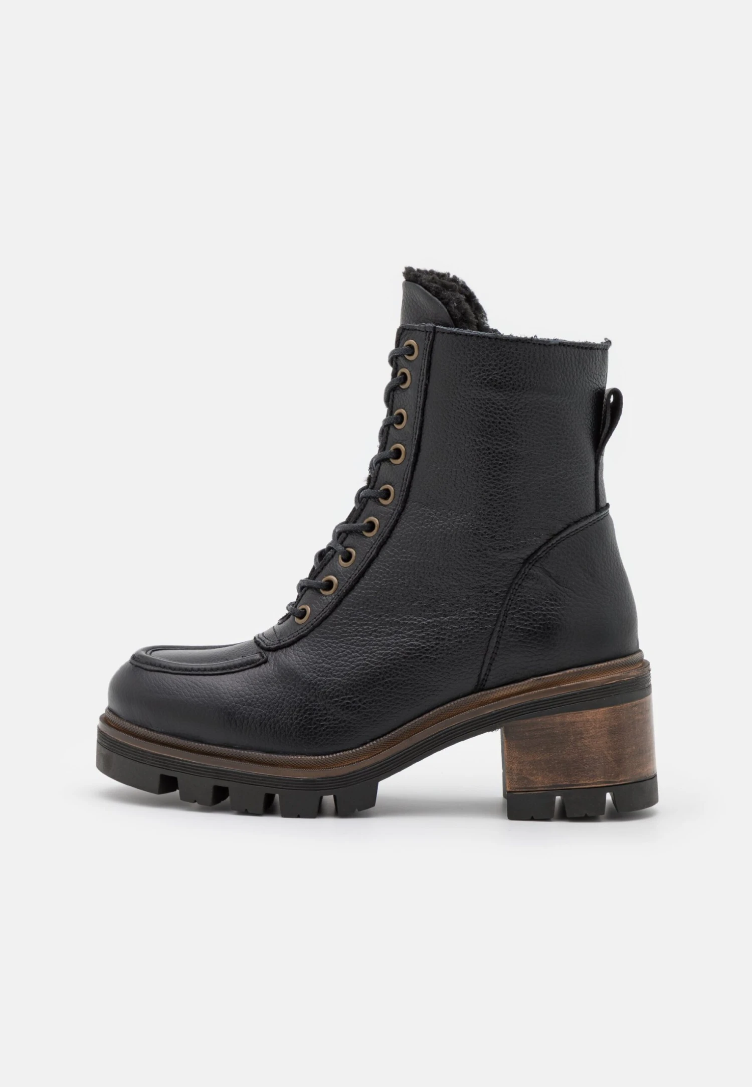 Anna Field Leather Winter Bootie - Bottes De Neige - Black 4 Anna Field Leather Winter Bootie - Bottes De Neige - Black – Image 2