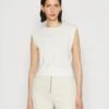 Anna Field T-Shirt Basique - Off-White -Anna Field 75a5df61e76d4c1391ef89c27a5e3fe5