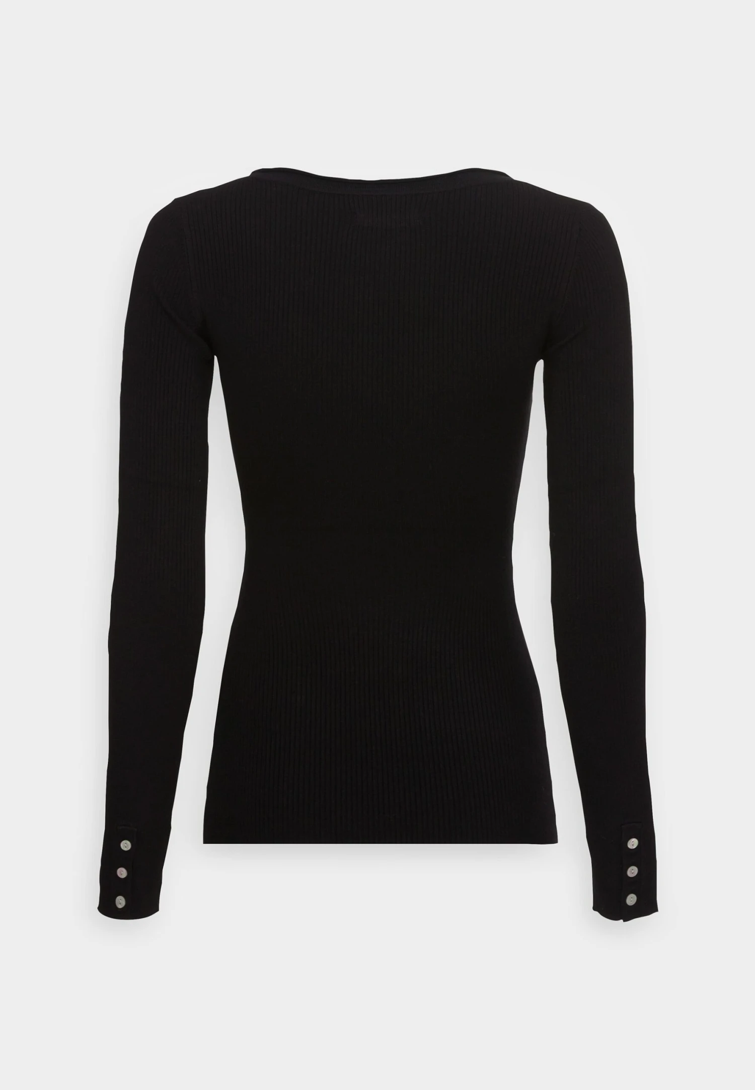Button Detail - Pullover - Black 4 Button Detail - Pullover - Black – Image 2