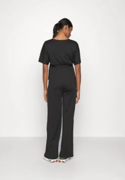 Short Sleeve Wrap Jumpsuit - Combinaison - Black -Anna Field 916c9e2f7b054f20aa7ff4ca0c540e4f