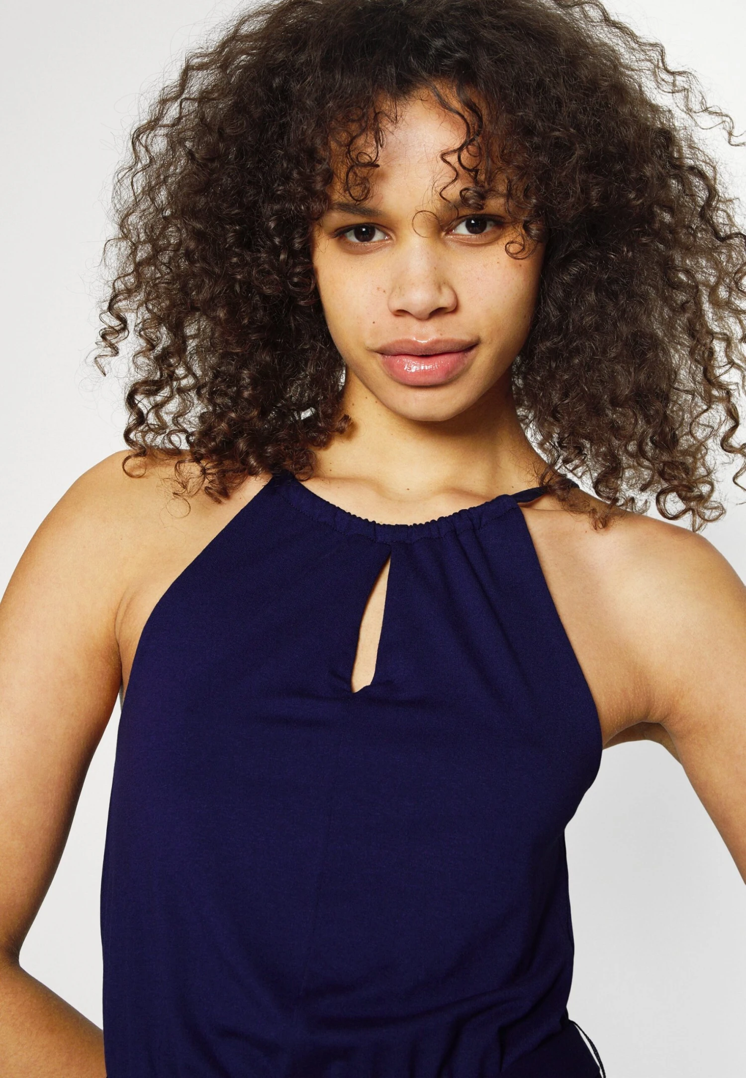 Robe En Jersey - Dark Blue 6 Robe En Jersey - Dark Blue – Image 4