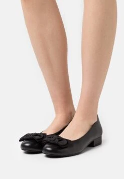Leather Wide Fit - Ballerines - Black