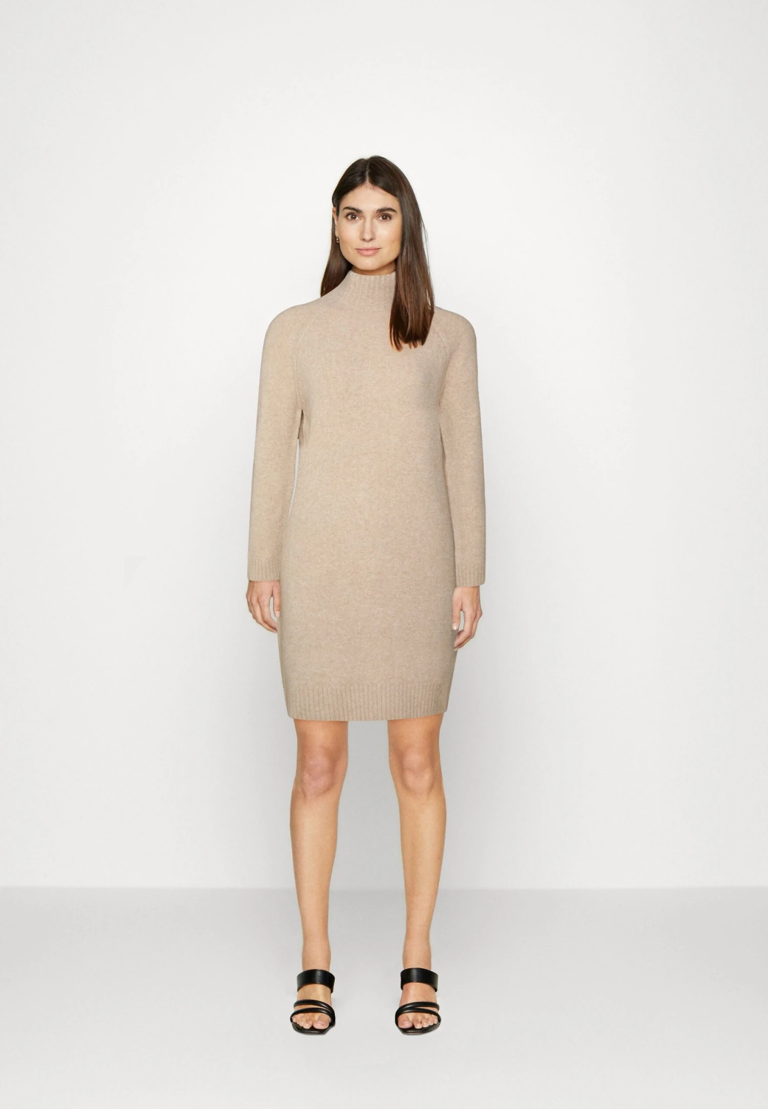 Anna Field Perkin Ausschnitt Mini Strickkleid - Robe Fourreau - Camel 4 Anna Field Perkin Ausschnitt Mini Strickkleid - Robe Fourreau - Camel â Image 2