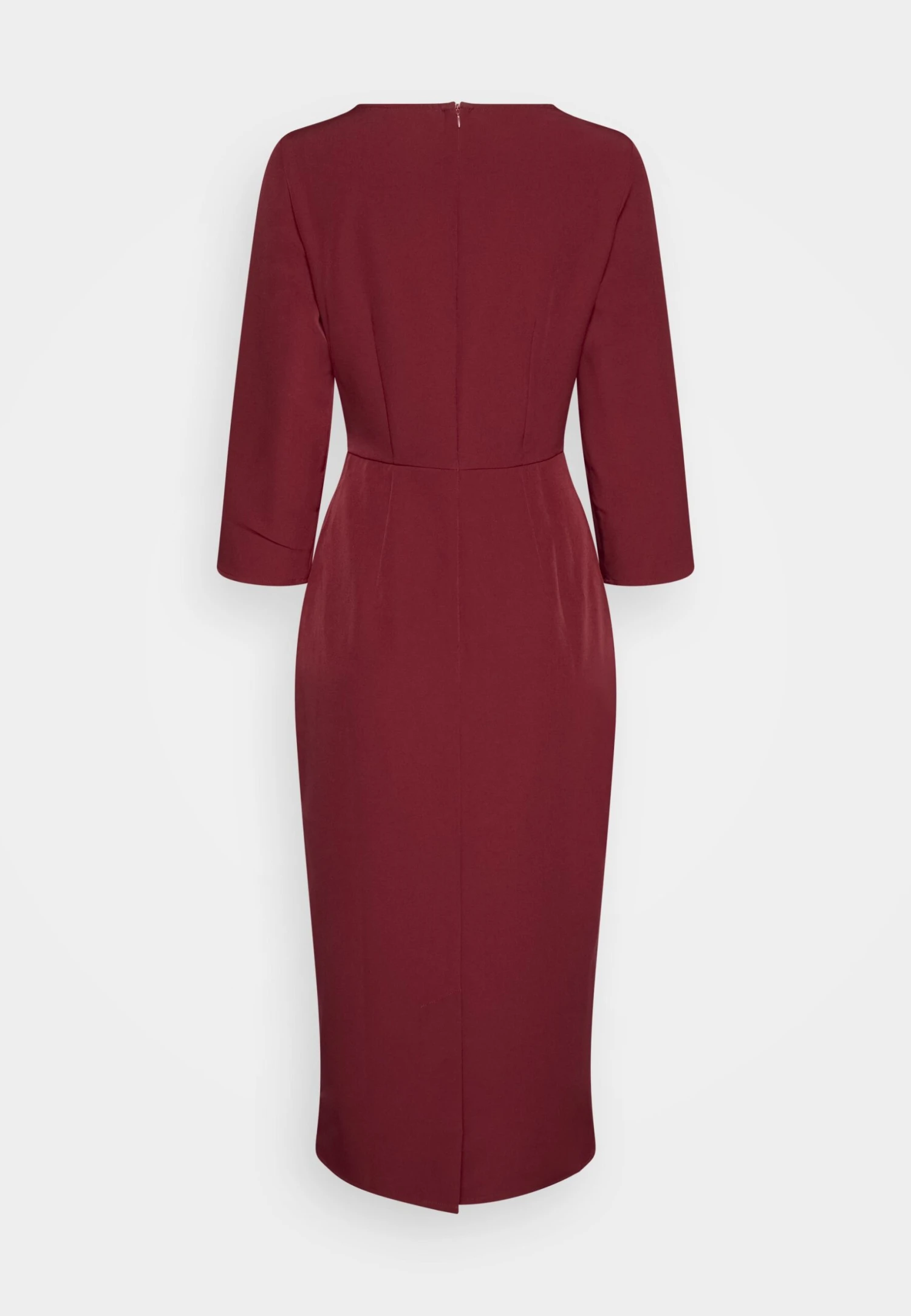 Robe Fourreau - Dark Red 4 Robe Fourreau - Dark Red â Image 2