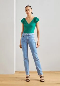 Anna Field T-Shirt Basique - Dark Green -Anna Field bca1818b30104aa5ab77b1b8e41edee5