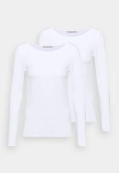 Anna Field 2 Pack - T-Shirt Ă Manches Longues - White