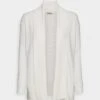 Anna Field Ribbed Fold Collar - Gilet - Off White -Anna Field c6defb08ae114454b2267c0a4f0c24fa