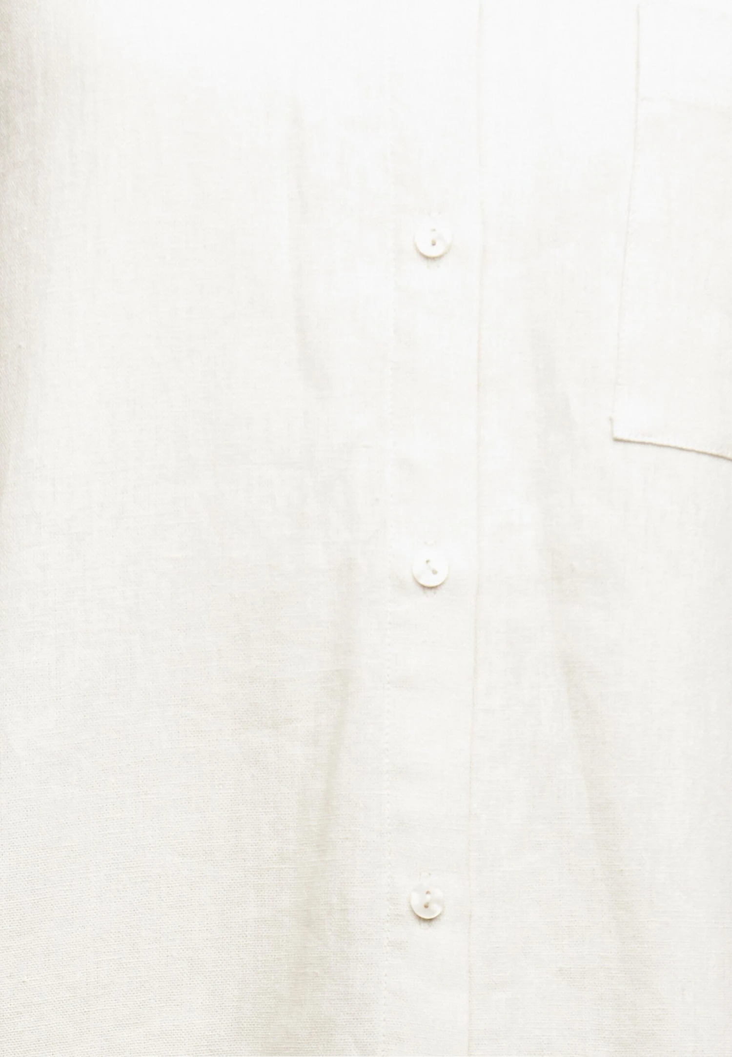 Anna Field Linen-Mix Button Down Blouse - Chemisier - Beige 7 Anna Field Linen-Mix Button Down Blouse - Chemisier - Beige â Image 5