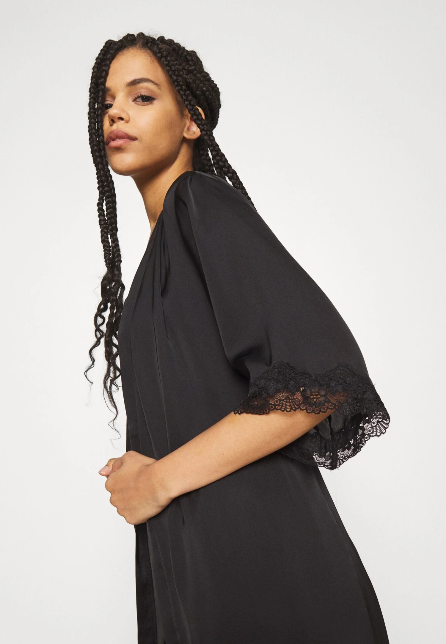 Anna Field Peignoir - Black 6 Anna Field Peignoir - Black – Image 4