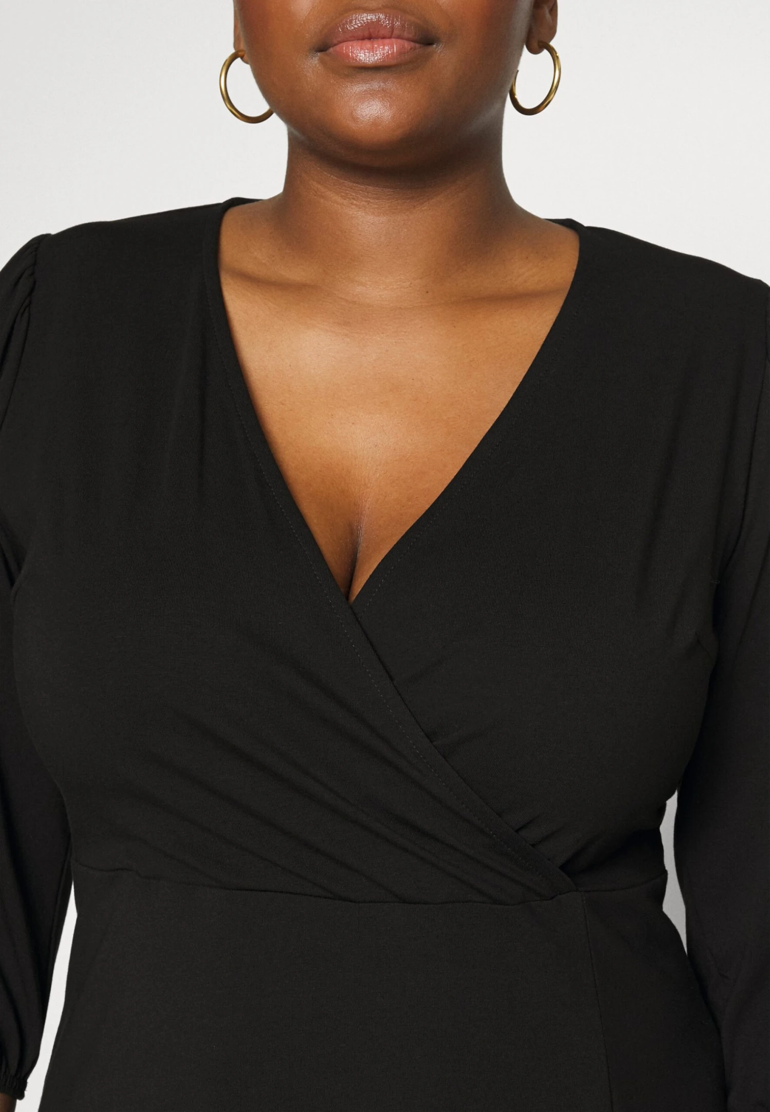 Robe En Jersey - Black 8 Robe En Jersey - Black – Image 6