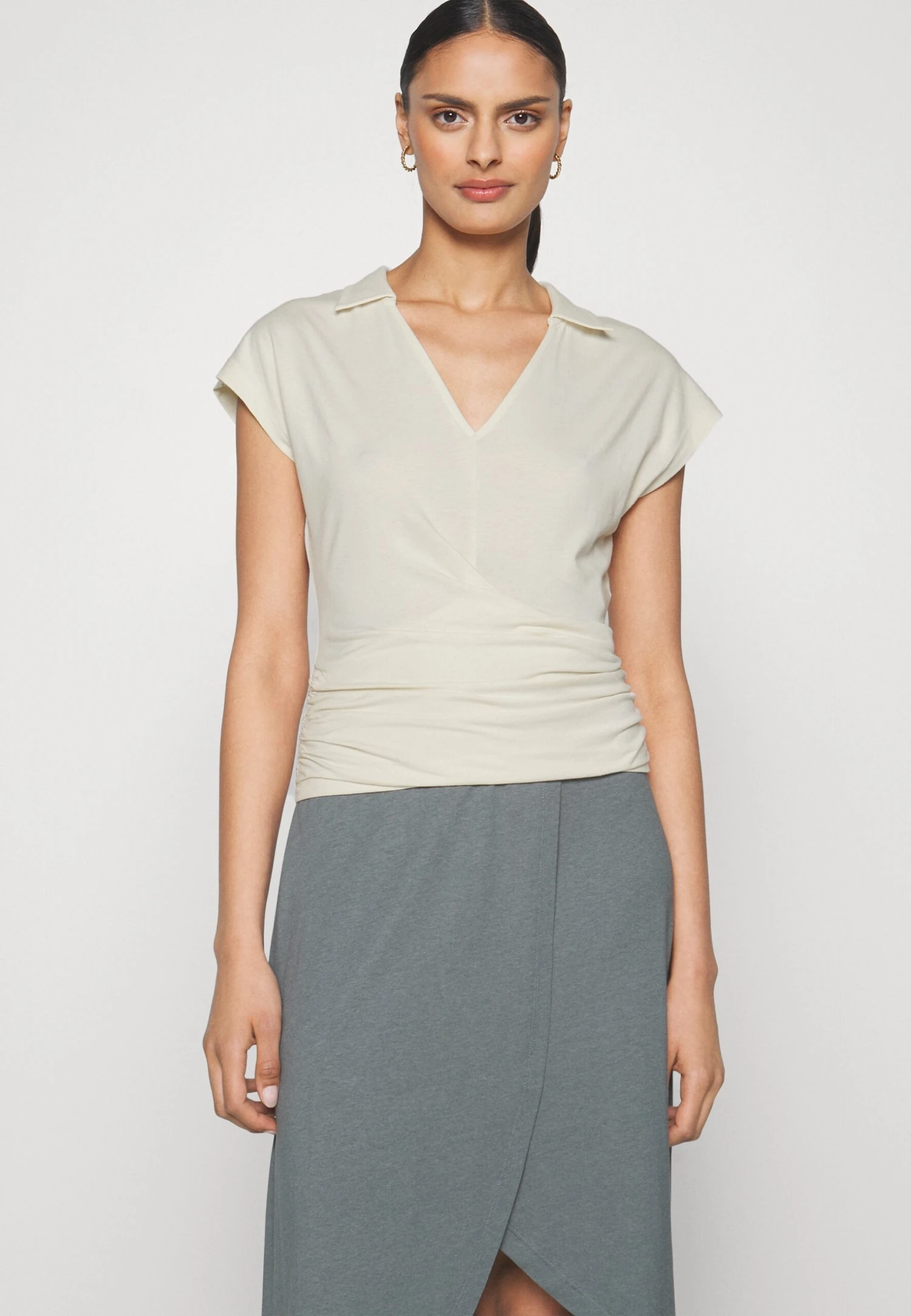 Anna Field Wrap Blouse - Blouse - Offwhite 8 Anna Field Wrap Blouse - Blouse - Offwhite – Image 6