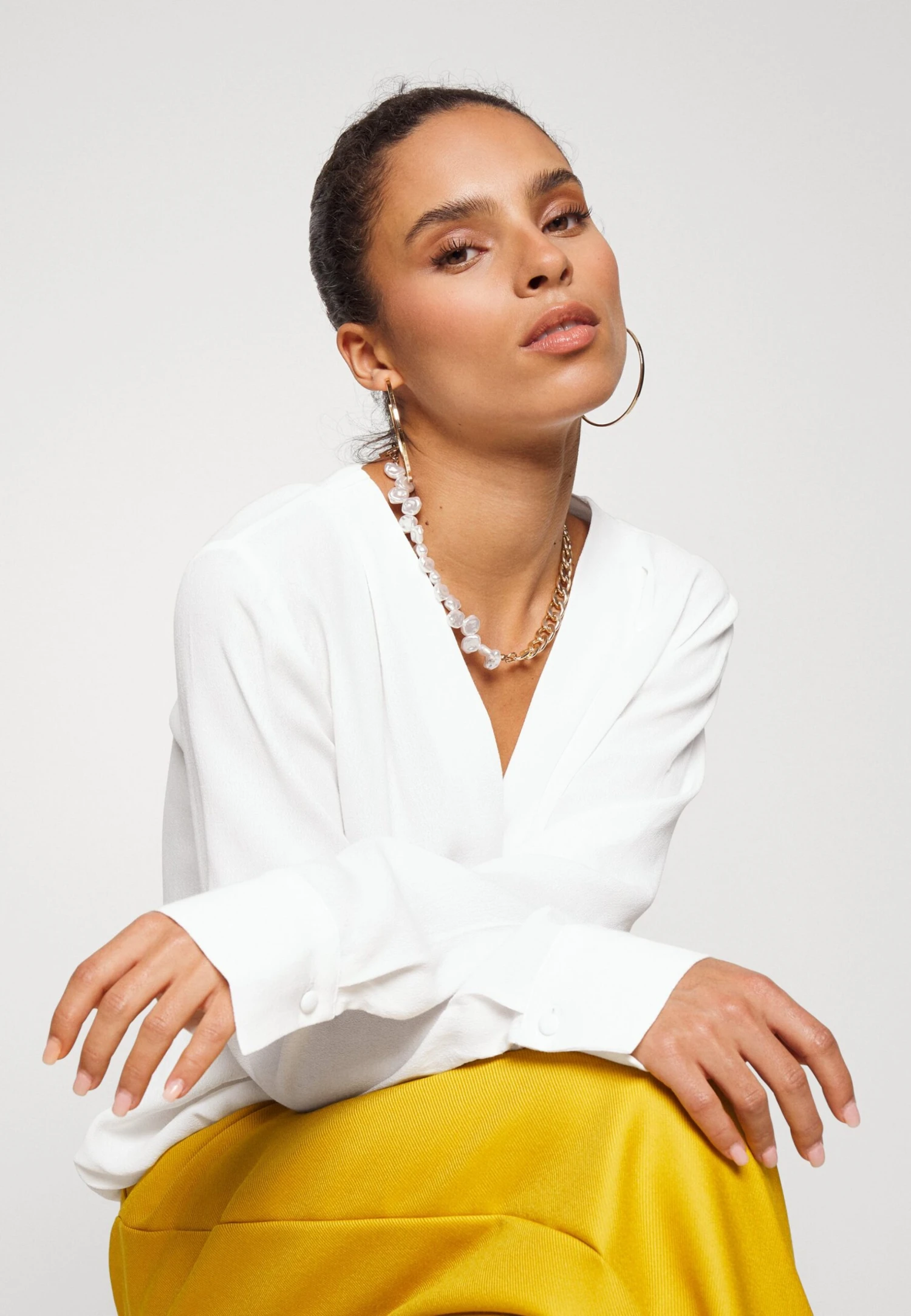 Blouse - Off-White 6 Blouse - Off-White – Image 4