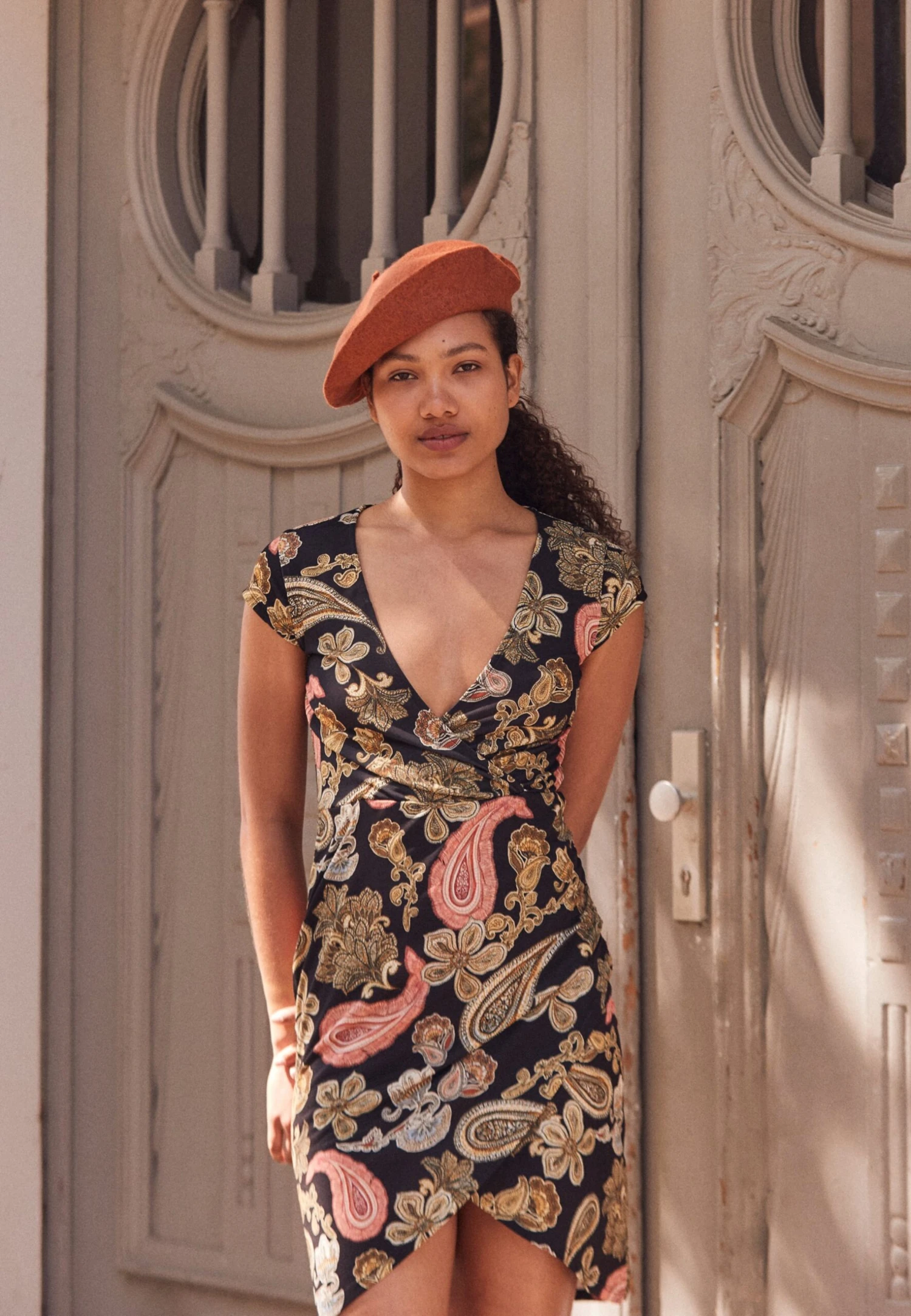 Anna Field Robe En Jersey - Black/Multi Coloured 3 Anna Field Robe En Jersey - Black/Multi Coloured